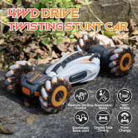 Coollia auto na dálkové ovládání pro děti, 4WD RC Drift Stunt Car auto na dálkové ovládání s ručním ovládáním, 2,4GHz 360° rotac